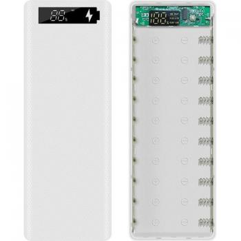 10x18650 Battery Case with LCD Power Bank Charger