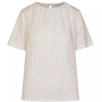 Shirtbluse SEIDENSTICKER Schwarze Rose, Damen, Gr. M (38), weiß