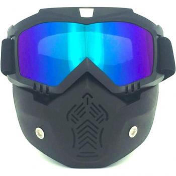 Silver Plated Snow Goggles