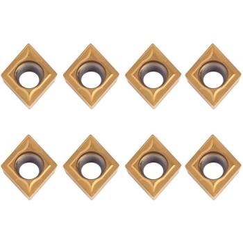 Fraises Métal Dur CNC – Lot de 10 Plaquettes Carbure CCMT32.5 (SJLERST CCMT09t304)