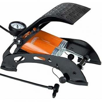 MONZANA® Dual-Cylinder Foot Pump – 100 psi / 7 Bar, 80 cm Hose