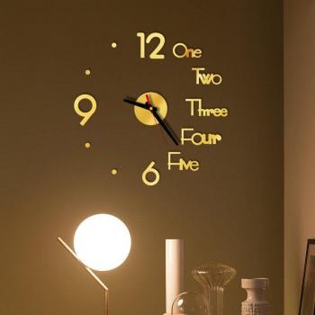 Grande Horloge de Cuisine en Autocollant