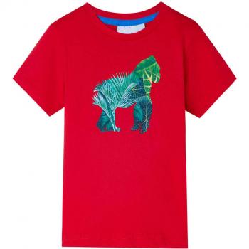 VidaXL Red T-shirt for Kids Size 128