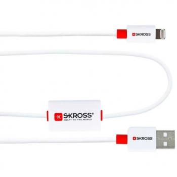 Skross Buzz Chargeân Sync Alarme USB-A 2.0 vers Lightning