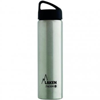 Laken Thermo Classic 25 oz Stainless Steel Flask – Wide Mouth, Silver