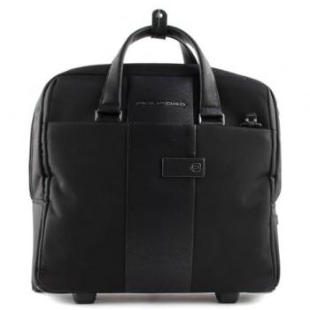 Maletín Piquadro 15.6 Negro con Ruedas