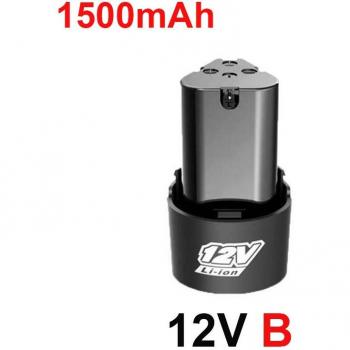 Batterie 12V 1500mAh pour perceuse électrique