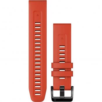 Banda de silicona QuickFit 22 mm en rojo intenso para Garmin Fenix 7