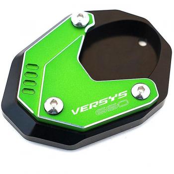 Porte-clés vert inclus pour béquille latérale Kawasaki Versys 650