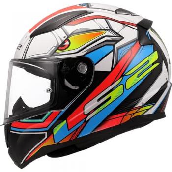 Integralhelm LS2 FF353 Rapid II Weiß-Orange L