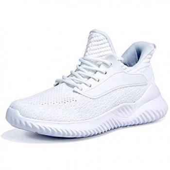 EvoRun Women’s Gym & Jog Sneakers – White, Size 5