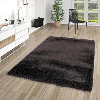 Pergamon Hochflor Shaggy Glow – Rechteckiger Teppich 140 x 200 cm, 70 mm Höhe