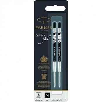 Parker Gelpen Vulling/Refill-Zwart-Medium 2Pack