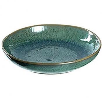 Leonardo Keramik Speiseteller, tief, Ø 20,7 cm, grün