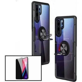 Pack Protection 5D Anti-Spy avec Coque Clear Armor pour Huawei Mate 20