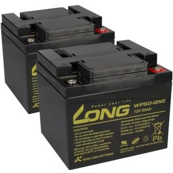 KUNG LONG 12V 50Ah AGM VRLA Akkus Ersatz für Shoprider Norderney, Pellworm, Südfall