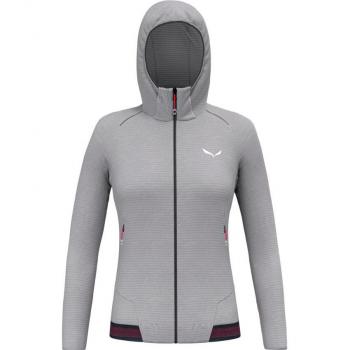 Salewa, Damen, Jacke, Women's Pedroc PolarLite Hooded Jacket (40, L), Grau, 40, L