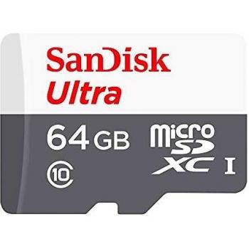 SanDisk Ultra MicroSDXC 64 Go, Classe 10, UHS‑I