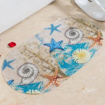 Tapis de salle de bains amusant et antidérapant