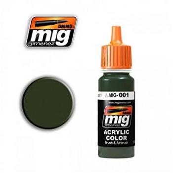 Peinture RAL 6003 Ton Olive Sombre 17 ml