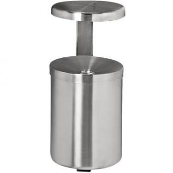 Kaiserkraft Cendrier mural anti‑feu Frankel avec toit 5,5 L