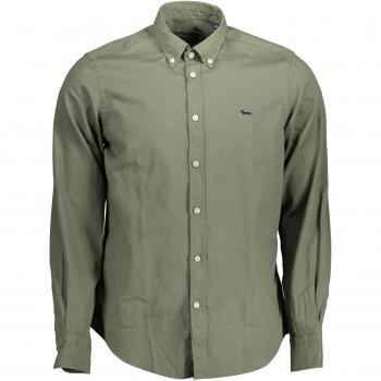 Harmont & Blaine Men's Green Long Sleeve Shirt, XL