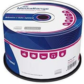 MediaRange MR207 Confezione CDR80, Argento