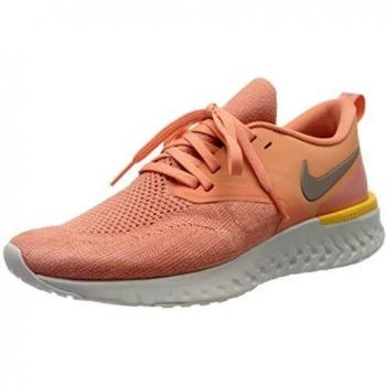 Nike Odyssey React 2 Flyknit, Zapatillas Running Mujer, Rosa