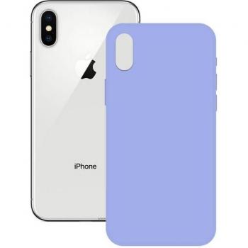 Funda KSIX Soft Silicone Lavanda para iPhone X/XS
