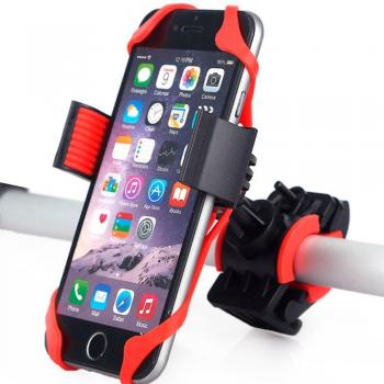 Smartphone Houder voor Fiets met Elastische Bevestiging