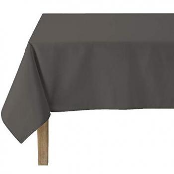 Coucke Nappe unie en polylin pavot 160 x 240 Noir 240x0x160cm