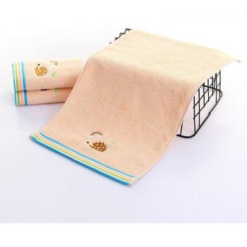 Embroidered Animal Face Towel for Kids