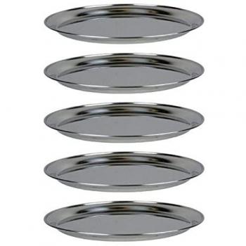 YOUDOIT Set di piatti frutti di mare in inox 36 cm, 5 pezzi