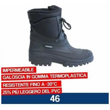 Tronchetto Stivali Invernali Mod. Canadese Nero Maurer 46