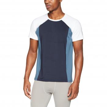 Camiseta Dim, Camiseta Casual para Hombre, (Bleu/Blanc 485), M