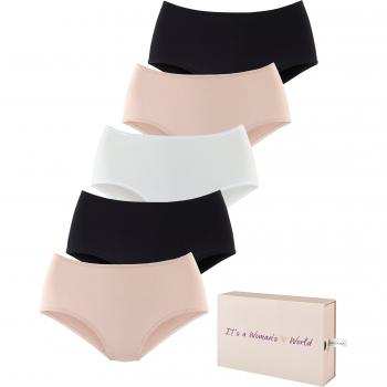 LASCANA Taillenslip für Damen, 5er-Pack mit Aufbewahrungsbox
