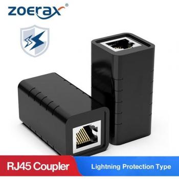 ZoeRax 5 Uds Acoplador RJ45 Keystone Jack para Conexión Ethernet Cat5e Cat6 Cat7