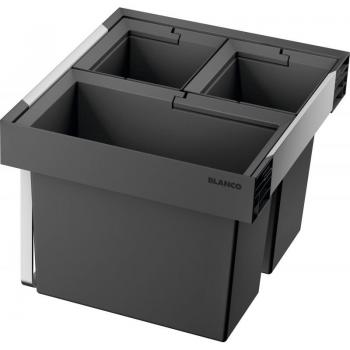 Bassine Flexon II 46 L – Inbouw afvalemmer, compartimentée (Blanco)