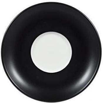 Churchill Cappuccino Saucers Ash Black 15.5 cm