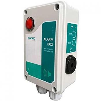 Box Alarme Niveau Eau Toscano Alarm Box 220V 90dB pour Pompe avec Indicateur de Fonctionnement