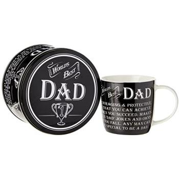 Arora Design Black Dad Mug & Tin Set – Ultimate Gift for Men