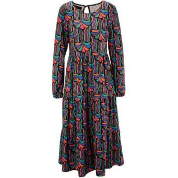 Aniston CASUAL Jerseykleid mit kreativem Druck