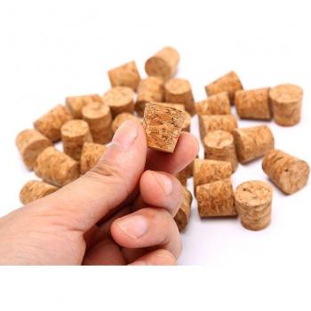 Corchos Botella Cónico Natural – 18x15x20 mm – Caja de 10