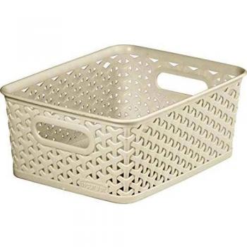 Cesta Crema Curver S Bianco