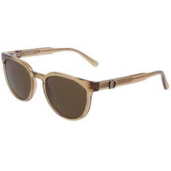 Ferragamo SF2059SE 278 Men’s Brown Geometric Spectacles – 53mm Size