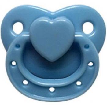 Pure Color Love Shape Baby Pacifier