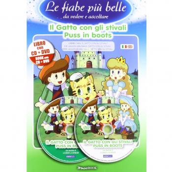 gatto con gli stivali. Ediz. italiana e inglese. Con CD Audio. Con DVD