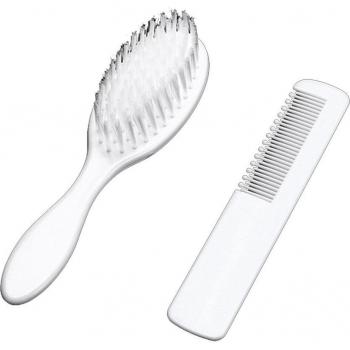 Eco-Friendly Baby Hairbrush and Comb Set