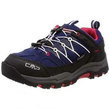 CMP Kids' Rigel Low Rise Hiking Shoes Marine-Corallo
