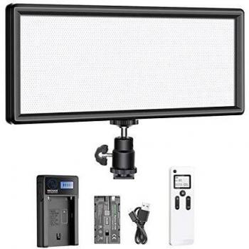 Neewer Super Slim 2.4G T120 Kamera‑LED, Dual‑Farblicht, LCD Display, Li‑Ion Akku